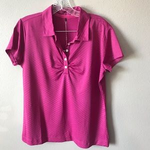 Nike Golf Performance Short Sleeve Polo Magenta L